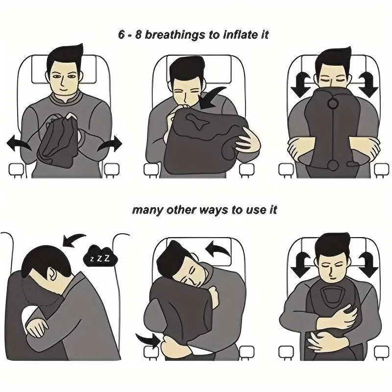 Inflatable Travel Pillow
