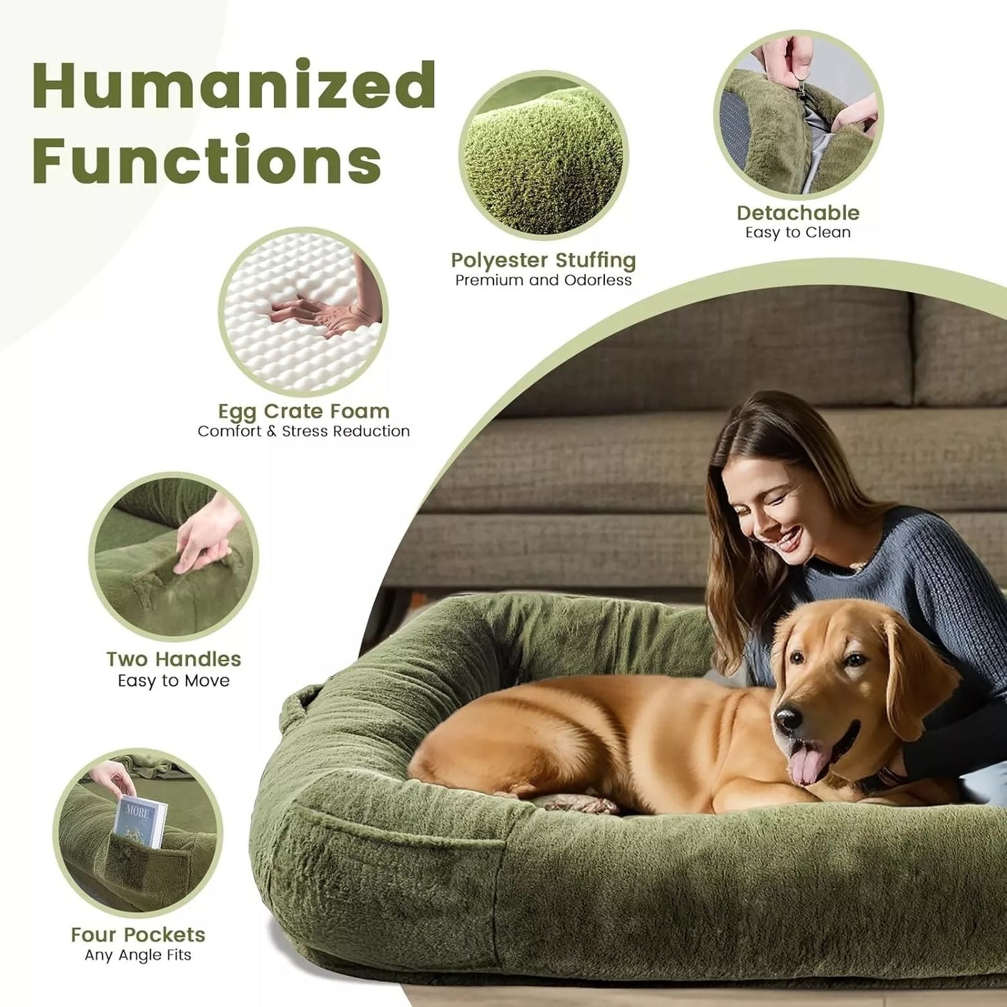 Human-Sized Dog Bed