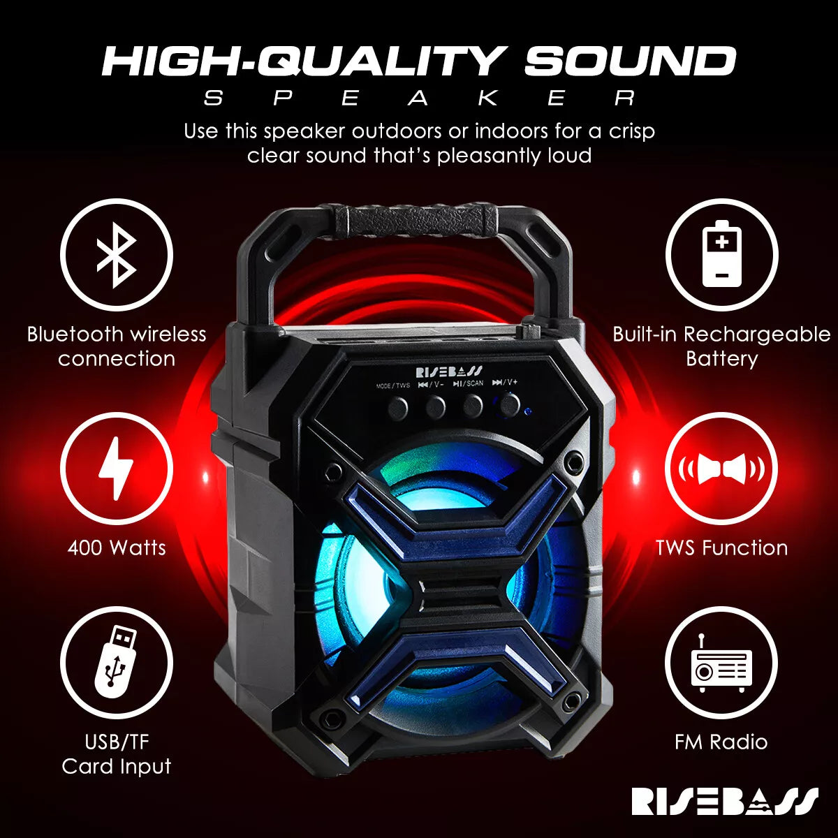 Mini Beast - 3" Bluetooth Speaker ★★★★★
