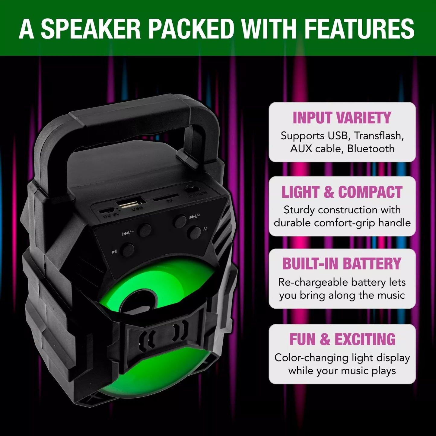 Mini Beast - 3" Bluetooth Speaker ★★★★★
